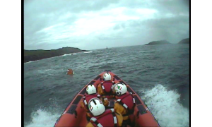 Photo of the rescue by RNLI 