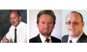 Glenfaba candidates David Anderson (left), Geoffrey Boot (centre) and Matthew Wadsworth (right)