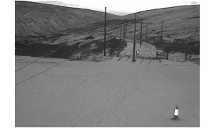 The Mountain road this morning