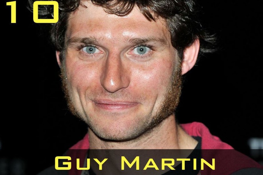 Guy Martin came 10th in the poll