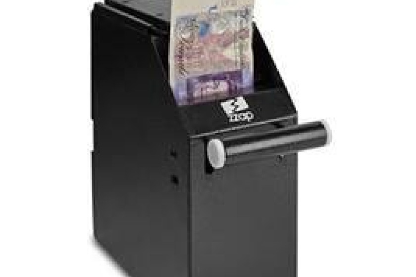 A cash box like this was stolen 