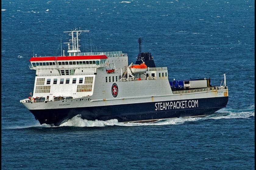 The Ben my Chree is the Steam Packet's flagship, and carries both freight and passengers