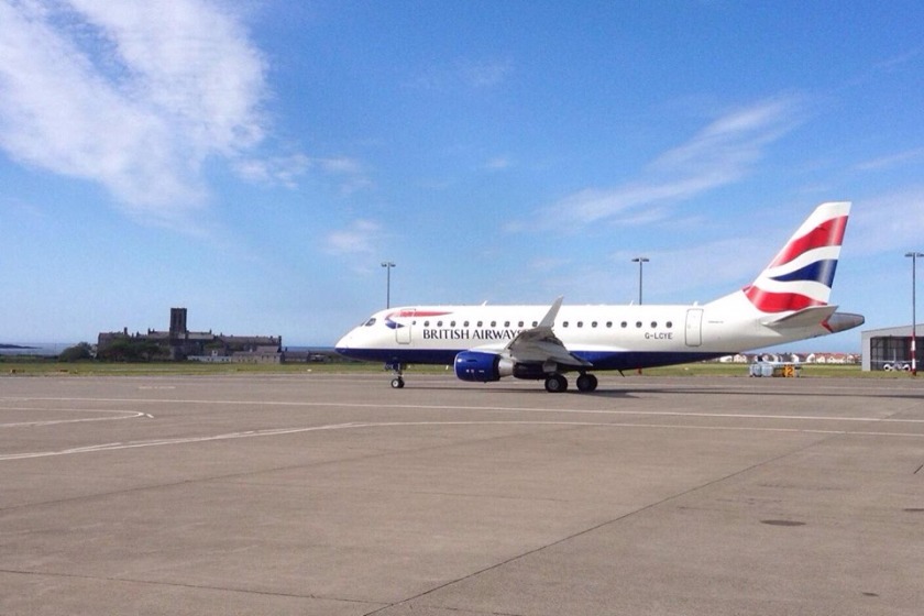 A British Airways Jet at Ronaldsway (Library Picture)