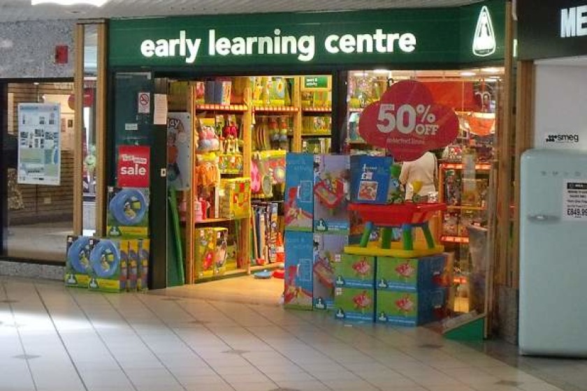 The Early Learning Centre in the Strand Shopping Centre is owned by Mothercare and is due to close on 12th May