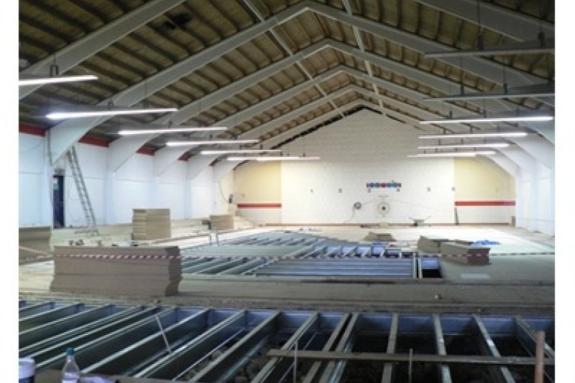 New bowling alley under construction 