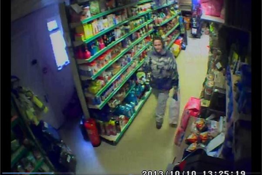 Police want to speak to two people in connection with a theft.