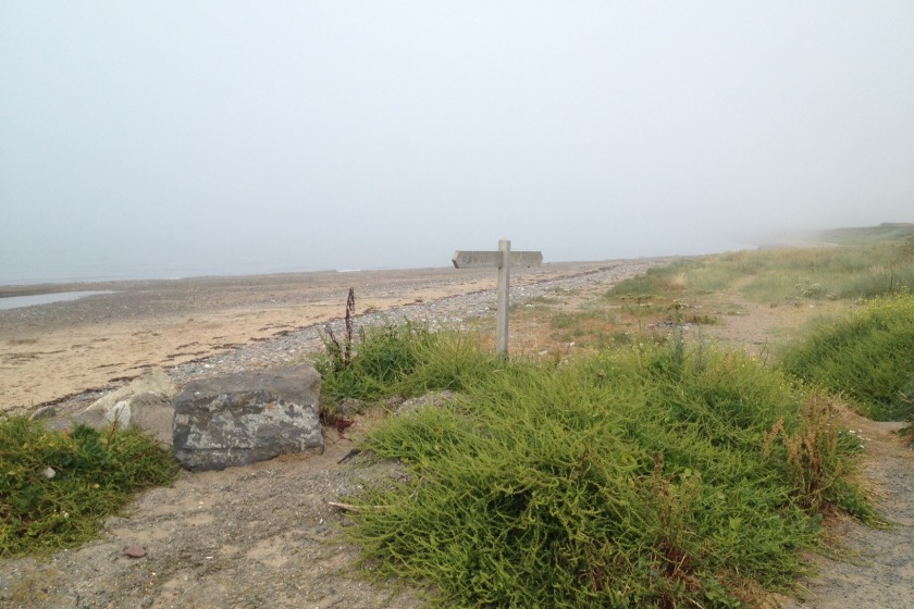 Foggy conditions on the north west coast where two local anglers are missing 