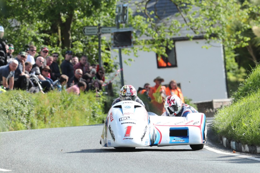 Ben and Tom Birchall are the lap record holders in the Sidecar class.