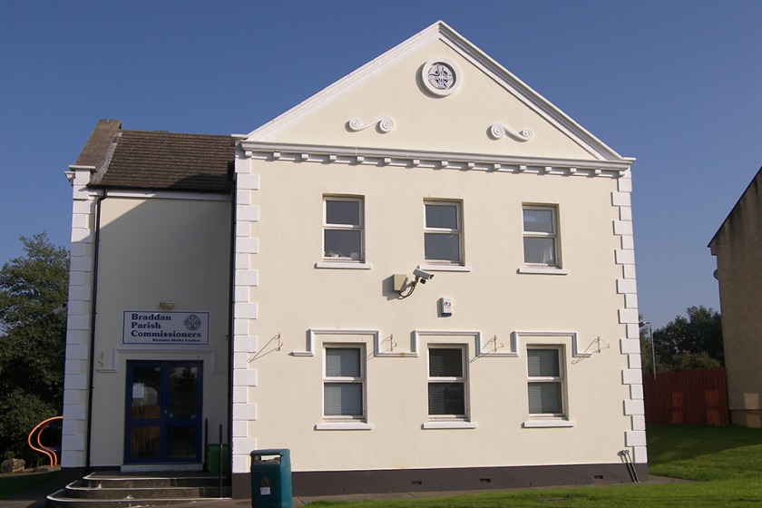 The office of Braddan Parish Commissioners in Snugborough