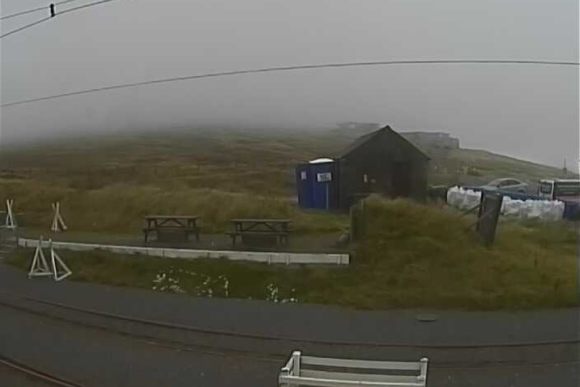 Snaefell webcam at 12:45pm.