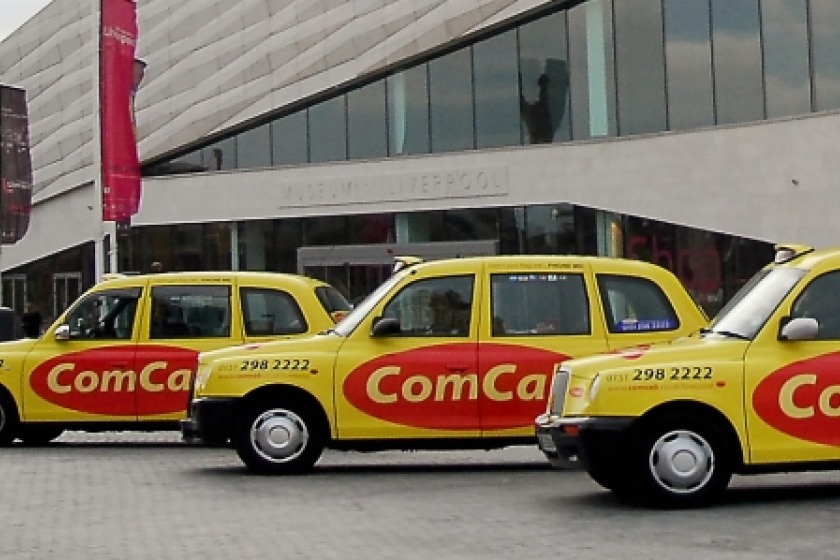 ComCab Liverpool will take Manx patients from the airport to hospital appointments in the UK.