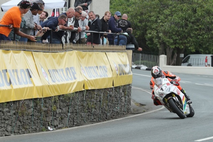 Manxman Conor Cummins finished second in the Superbike race last Saturday.