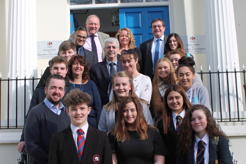 Students from the Island's secondary schools worked with the Department of Education and Children to make the cyberbullying recommendations.