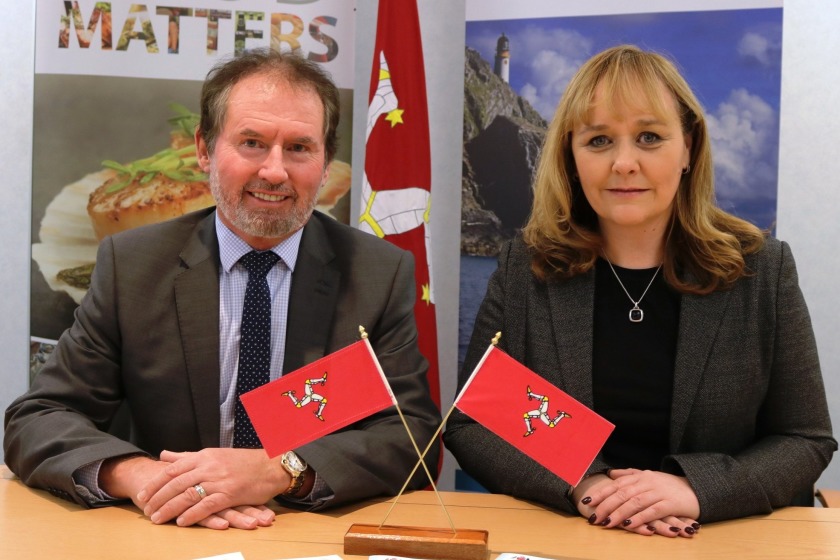 DEFA Minister Geoffrey Boot met with Northern Ireland's Agriculture, Environment and Rural Affairs Minister Michelle McIlveen.
