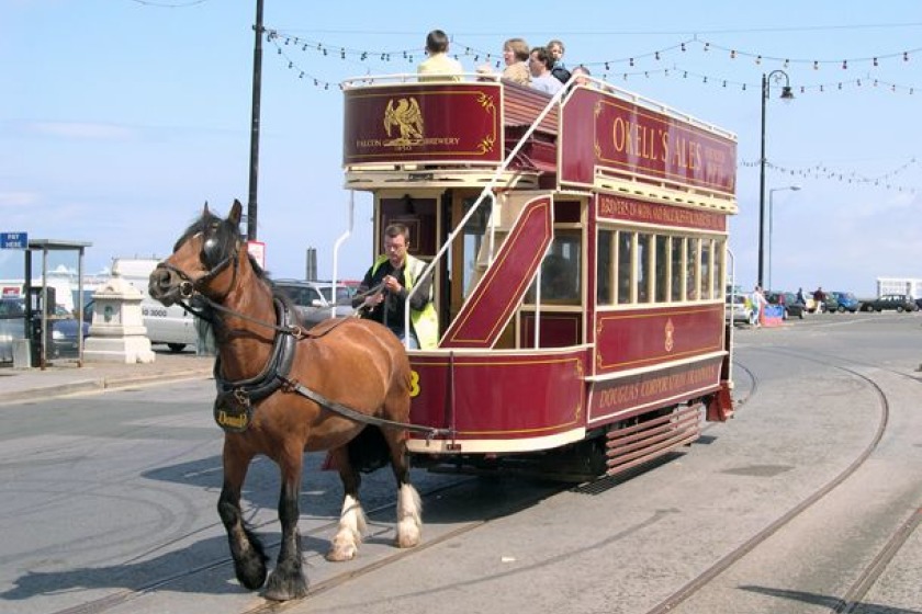 Library Picture of the Horse Tram on Loch Prom