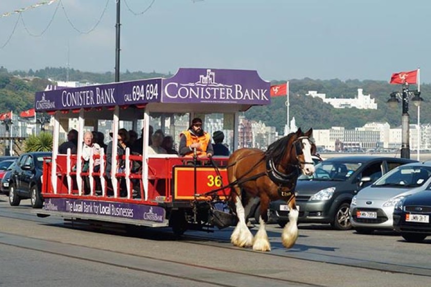 Potential changes to the horse trams have slowed plans to reconstruct the promenade (picture from Horse and Hound)