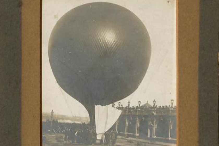 The first balloon crossing