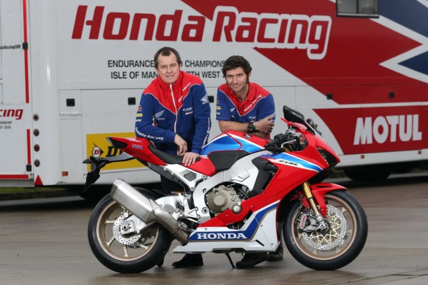John McGuinness and Guy Martin will ride for Honda Racing at this year's Isle of Man TT.
