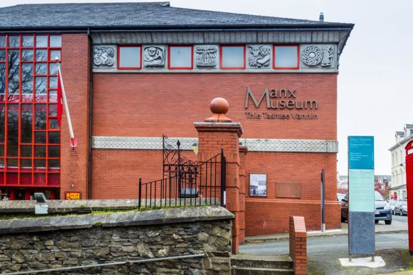 The incident took place at the Manx Museum in Douglas