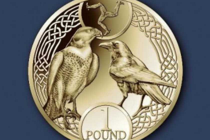 The new Manx pound coin design