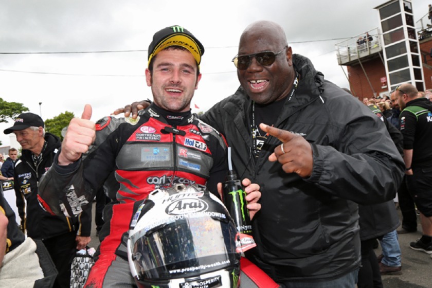 Michael Dunlop won the first Supersport race earlier in the week.