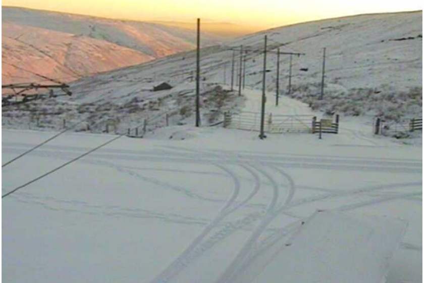 The Snaefell Mountain Road earlier this week