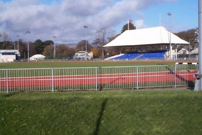 The campsite would be housed near the athletics track