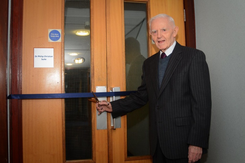 Dr Philip Christian recently opened the victims' suite at Police Headquarters.