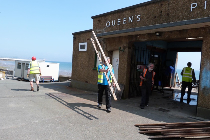 The Queens Pier Restoration Trust has been carrying out work at the pier over the last year