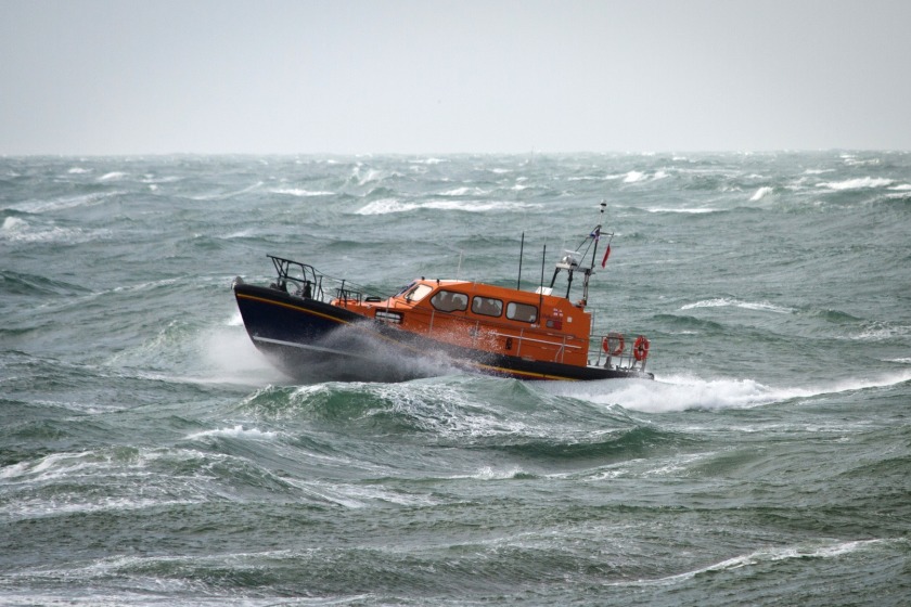 A Shannon class lifeboat (photo courtesy of RNLI/Nathan Williams