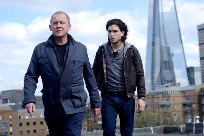 Peter Firth (L) and Kit Harington (R) in Spooks:The Greater Good
