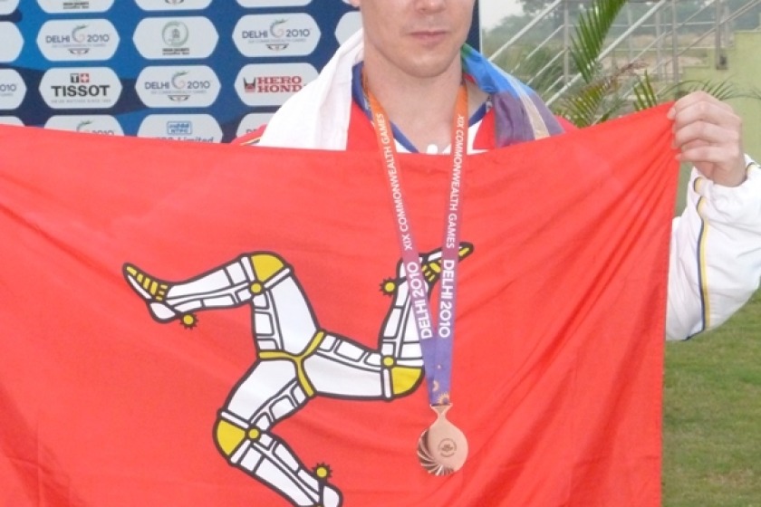 Tim Kneale with his bronze medal