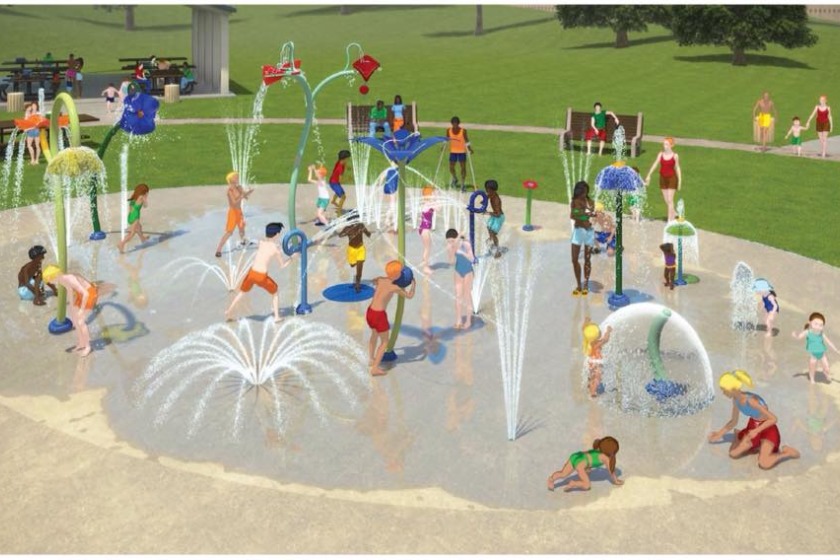 Councillor Wells shared a picture showing how the play area could look.